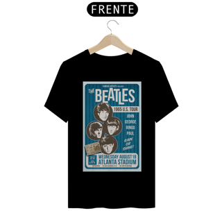 Nome do produto Camiseta The Beatles US Tour 1965 - Atlanta com o ingresso original - NOSSAS CAMISETAS SÃO MAIS AJUSTADAS AO CORPO - ANTES DE FINALIZAR, VEJA TABELA DE MEDIDAS ABAIXO DO BOTÃO COMPRAR OU COMPRE UM TAMANHO MAIOR.