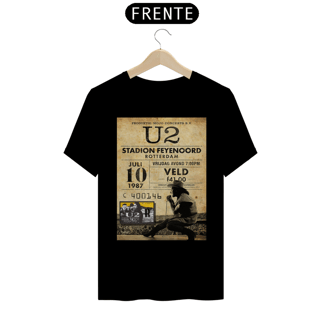 Nome do produto Camiseta U2 Joshua Tree Tour 1987 na Holanda com ingresso original - ANTES DE COMPRAR VEJA TABELA DE MEDIDAS ABAIXO DO BOTÃO COMPRAR, POIS TROCA POR ERRO DE TAMANHO É DE RESPONSABILIDADE SUA E GERA CUSTO PRA VOCÊ