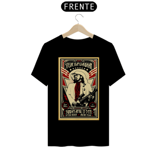 Nome do produto Camiseta Stevie Ray Vaughan de 1984 Show no Texas - ANTES DE COMPRAR VEJA TABELA DE MEDIDAS ABAIXO DO BOTÃO COMPRAR, POIS TROCA POR ERRO DE TAMANHO É DE RESPONSABILIDADE SUA E GERA CUSTO PRA VOCÊ