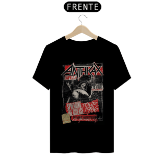 Nome do produto Camiseta Anthrax de 1986 show em L.A. - ANTES DE COMPRAR VEJA TABELA DE MEDIDAS ABAIXO DO BOTÃO COMPRAR, POIS TROCA POR ERRO DE TAMANHO É DE RESPONSABILIDADE SUA E GERA CUSTO PRA VOCÊ