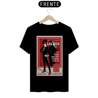 Nome do produto Camiseta Lou Reed de 1975 show em Nova Iorque com ingresso original- NOSSAS CAMISETAS SÃO MAIS AJUSTADAS AO CORPO - ANTES DE FINALIZAR, VEJA TABELA DE MEDIDAS ABAIXO DO BOTÃO COMPRAR OU COMPRE UM TAMANHO MAIOR.