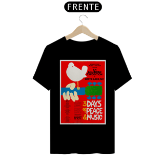 Nome do produto Camiseta Poster Original Festival Woodstock de 1969 - - NOSSAS CAMISETAS SÃO MAIS AJUSTADAS AO CORPO - ANTES DE FINALIZAR, VEJA TABELA DE MEDIDAS ABAIXO DO BOTÃO COMPRAR OU COMPRE UM TAMANHO MAIOR.