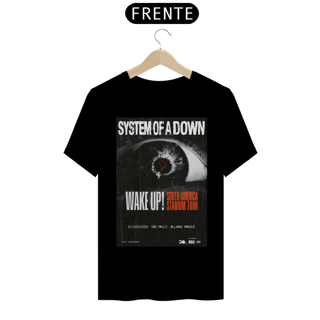 Nome do produto Camiseta System Of A Down Allianz Parque - NOSSAS CAMISETAS SÃO MAIS AJUSTADAS AO CORPO - ANTES DE FINALIZAR, VEJA TABELA DE MEDIDAS ABAIXO DO BOTÃO COMPRAR OU COMPRE UM TAMANHO MAIOR.