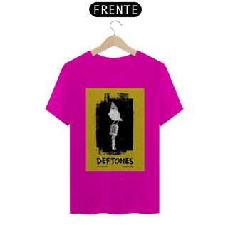 Nome do produto Camiseta Deftones show em Paris 2017 - ANTES DE COMPRAR VEJA TABELA DE MEDIDAS ABAIXO DO BOTÃO COMPRAR, POIS TROCA POR ERRO DE TAMANHO É DE RESPONSABILIDADE SUA E GERA CUSTO PRA VOCÊ
