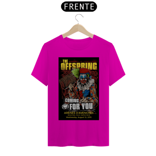 Nome do produto Camiseta Offspring show na Suiça em 2018 - ANTES DE COMPRAR VEJA TABELA DE MEDIDAS ABAIXO DO BOTÃO COMPRAR, POIS TROCA POR ERRO DE TAMANHO É DE RESPONSABILIDADE SUA E GERA CUSTO PRA VOCÊ