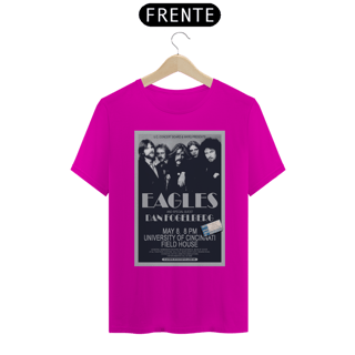 Nome do produto Camiseta Eagles Show de 1975 em Cincinnati com ingresso original - ANTES DE COMPRAR VEJA TABELA DE MEDIDAS ABAIXO DO BOTÃO COMPRAR, POIS TROCA POR ERRO DE TAMANHO É DE RESPONSABILIDADE SUA E GERA CUSTO PRA VOCÊ