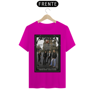 Nome do produto Camiseta Metallica Show Épico em Moscou  para 1,6mi de pessoas - ANTES DE COMPRAR VEJA TABELA DE MEDIDAS ABAIXO DO BOTÃO COMPRAR, POIS TROCA POR ERRO DE TAMANHO É DE RESPONSABILIDADE SUA E GERA CUSTO PRA VOCÊ
