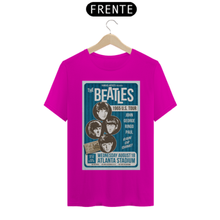 Nome do produto Camiseta The Beatles US Tour 1965 - Atlanta com o ingresso original - NOSSAS CAMISETAS SÃO MAIS AJUSTADAS AO CORPO - ANTES DE FINALIZAR, VEJA TABELA DE MEDIDAS ABAIXO DO BOTÃO COMPRAR OU COMPRE UM TAMANHO MAIOR.