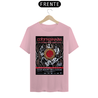 Nome do produto Camiseta Whitesnake Show na Alemanha em 2019 - NOSSAS CAMISETAS SÃO MAIS AJUSTADAS AO CORPO - ANTES DE FINALIZAR, VEJA TABELA DE MEDIDAS ABAIXO DO BOTÃO COMPRAR OU COMPRE UM TAMANHO MAIOR.