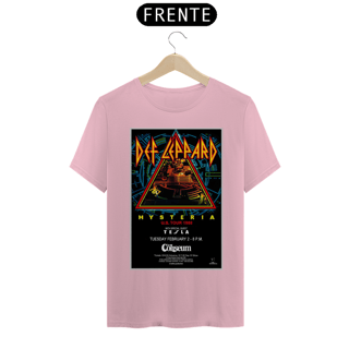 Nome do produto Camiseta Def Leppard Show de 1988 em Cleveland- - NOSSAS CAMISETAS SÃO MAIS AJUSTADAS AO CORPO - ANTES DE FINALIZAR, VEJA TABELA DE MEDIDAS ABAIXO DO BOTÃO COMPRAR OU COMPRE UM TAMANHO MAIOR.