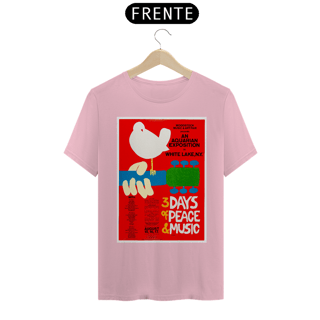 Nome do produto Camiseta Poster Original Festival Woodstock de 1969 - - NOSSAS CAMISETAS SÃO MAIS AJUSTADAS AO CORPO - ANTES DE FINALIZAR, VEJA TABELA DE MEDIDAS ABAIXO DO BOTÃO COMPRAR OU COMPRE UM TAMANHO MAIOR.