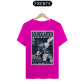Nome do produto Camiseta Soundgarden show de1989 em Pittsburgh- ANTES DE COMPRAR VEJA TABELA DE MEDIDAS ABAIXO DO BOTÃO COMPRAR, POIS TROCA POR ERRO DE TAMANHO É DE RESPONSABILIDADE SUA E GERA CUSTO PRA VOCÊ