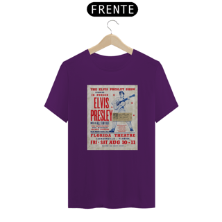 Nome do produto Camiseta Elvis Presley - Jacksonville 1956 - ANTES DE COMPRAR VEJA TABELA DE MEDIDAS ABAIXO DO BOTÃO COMPRAR, POIS TROCA POR ERRO DE TAMANHO É DE RESPONSABILIDADE SUA E GERA CUSTO PRA VOCÊ