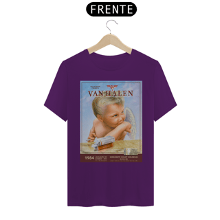 Nome do produto Camiseta Van Halen show de 1984 no Mississippi+ ingresso original  - NOSSAS CAMISETAS SÃO MAIS AJUSTADAS AO CORPO - ANTES DE FINALIZAR, VEJA TABELA DE MEDIDAS ABAIXO DO BOTÃO COMPRAR OU COMPRE UM TAMANHO MAIOR.