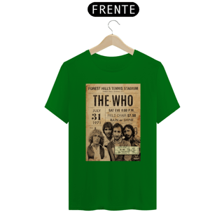 Nome do produto Camiseta The Who 1971 Nova Yorque com o ingresso original - ANTES DE COMPRAR VEJA TABELA DE MEDIDAS ABAIXO DO BOTÃO COMPRAR, POIS TROCA POR ERRO DE TAMANHO É DE RESPONSABILIDADE SUA E GERA CUSTO PRA VOCÊ