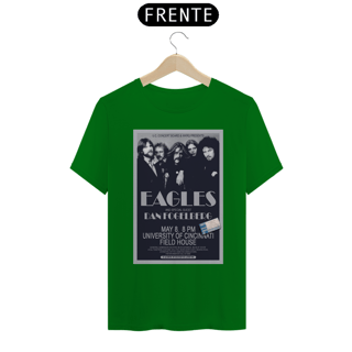 Nome do produto Camiseta Eagles Show de 1975 em Cincinnati com ingresso original - ANTES DE COMPRAR VEJA TABELA DE MEDIDAS ABAIXO DO BOTÃO COMPRAR, POIS TROCA POR ERRO DE TAMANHO É DE RESPONSABILIDADE SUA E GERA CUSTO PRA VOCÊ