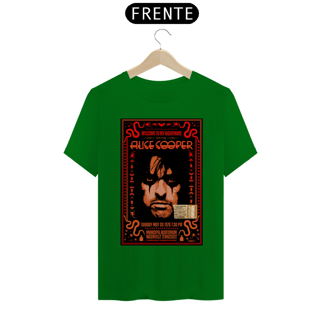Nome do produto Camiseta Alice Cooper show de 1975 em Nashville com o ingresso original - ANTES DE COMPRAR VEJA TABELA DE MEDIDAS ABAIXO DO BOTÃO COMPRAR, POIS TROCA POR ERRO DE TAMANHO É DE RESPONSABILIDADE SUA E GERA CUSTO PRA VOCÊ