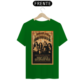Nome do produto Camiseta Aerosmith Show de 1975 no Texas - ANTES DE COMPRAR VEJA TABELA DE MEDIDAS ABAIXO DO BOTÃO COMPRAR, POIS TROCA POR ERRO DE TAMANHO É DE RESPONSABILIDADE SUA E GERA CUSTO PRA VOCÊ