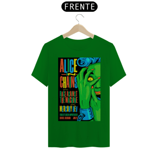 Nome do produto Camiseta Alice In Chains Show de 1993 com abertura do Reage Against - ANTES DE COMPRAR VEJA TABELA DE MEDIDAS ABAIXO DO BOTÃO COMPRAR, POIS TROCA POR ERRO DE TAMANHO É DE RESPONSABILIDADE SUA E GERA CUSTO PRA VOCÊ