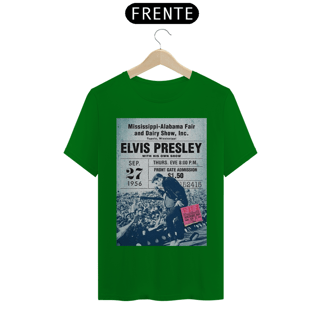Nome do produto Camiseta Elvis Presley - Mississipi 1956 com ingresso original - ANTES DE COMPRAR VEJA TABELA DE MEDIDAS ABAIXO DO BOTÃO COMPRAR, POIS TROCA POR ERRO DE TAMANHO É DE RESPONSABILIDADE SUA E GERA CUSTO PRA VOCÊ