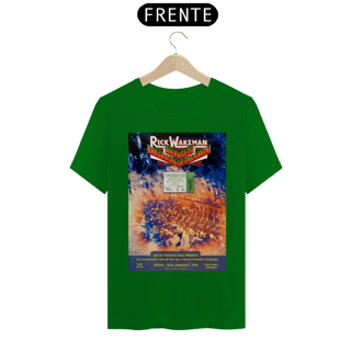 Nome do produto Camiseta Rick Wakeman Show em Londres 1974 com ingresso original - ANTES DE COMPRAR VEJA TABELA DE MEDIDAS ABAIXO DO BOTÃO COMPRAR, POIS TROCA POR ERRO DE TAMANHO É DE RESPONSABILIDADE SUA E GERA CUSTO PRA VOCÊ