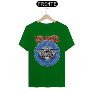 Nome do produto Camiseta Clássica raridade do Aerosmith Aero Force One - ANTES DE COMPRAR VEJA TABELA DE MEDIDAS ABAIXO DO BOTÃO COMPRAR, POIS TROCA POR ERRO DE TAMANHO É DE RESPONSABILIDADE SUA E GERA CUSTO PRA VOCÊ