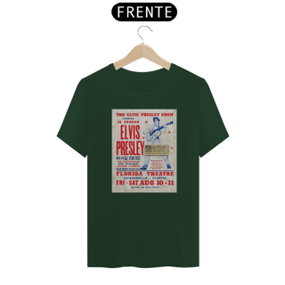 Nome do produto Camiseta Elvis Presley - Jacksonville 1956 - ANTES DE COMPRAR VEJA TABELA DE MEDIDAS ABAIXO DO BOTÃO COMPRAR, POIS TROCA POR ERRO DE TAMANHO É DE RESPONSABILIDADE SUA E GERA CUSTO PRA VOCÊ