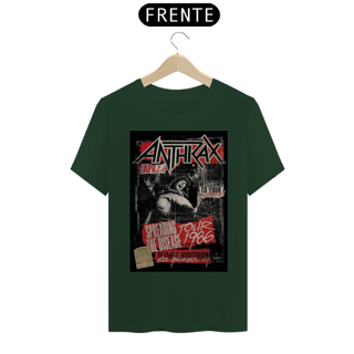 Nome do produto Camiseta Anthrax de 1986 show em L.A. - ANTES DE COMPRAR VEJA TABELA DE MEDIDAS ABAIXO DO BOTÃO COMPRAR, POIS TROCA POR ERRO DE TAMANHO É DE RESPONSABILIDADE SUA E GERA CUSTO PRA VOCÊ