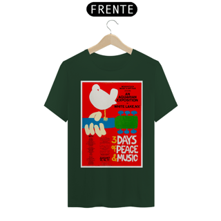 Nome do produto Camiseta Poster Original Festival Woodstock de 1969 - - NOSSAS CAMISETAS SÃO MAIS AJUSTADAS AO CORPO - ANTES DE FINALIZAR, VEJA TABELA DE MEDIDAS ABAIXO DO BOTÃO COMPRAR OU COMPRE UM TAMANHO MAIOR.