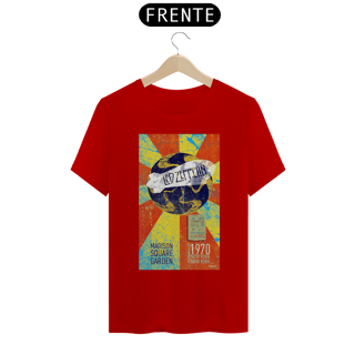 Nome do produto Camiseta Épica Led Zeppelin no Madison Square Garden em 1970 - ANTES DE COMPRAR VEJA TABELA DE MEDIDAS ABAIXO DO BOTÃO COMPRAR, POIS TROCA POR ERRO DE TAMANHO É DE RESPONSABILIDADE SUA E GERA CUSTO PRA VOCÊ