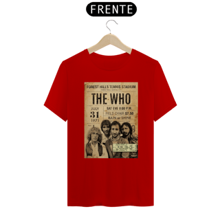 Nome do produto Camiseta The Who 1971 Nova Yorque com o ingresso original - ANTES DE COMPRAR VEJA TABELA DE MEDIDAS ABAIXO DO BOTÃO COMPRAR, POIS TROCA POR ERRO DE TAMANHO É DE RESPONSABILIDADE SUA E GERA CUSTO PRA VOCÊ