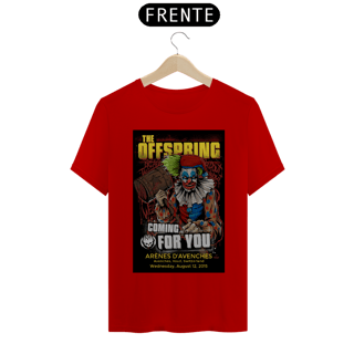 Nome do produto Camiseta Offspring show na Suiça em 2018 - ANTES DE COMPRAR VEJA TABELA DE MEDIDAS ABAIXO DO BOTÃO COMPRAR, POIS TROCA POR ERRO DE TAMANHO É DE RESPONSABILIDADE SUA E GERA CUSTO PRA VOCÊ