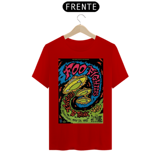Nome do produto Camiseta primeiro show do primeiro album do Foo Fighters de 1995 - ANTES DE COMPRAR VEJA TABELA DE MEDIDAS ABAIXO DO BOTÃO COMPRAR, POIS TROCA POR ERRO DE TAMANHO É DE RESPONSABILIDADE SUA E GERA CUSTO PRA VOCÊ