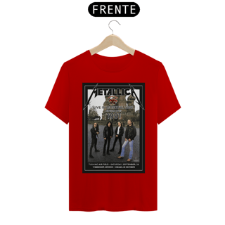 Nome do produto Camiseta Metallica Show Épico em Moscou  para 1,6mi de pessoas - ANTES DE COMPRAR VEJA TABELA DE MEDIDAS ABAIXO DO BOTÃO COMPRAR, POIS TROCA POR ERRO DE TAMANHO É DE RESPONSABILIDADE SUA E GERA CUSTO PRA VOCÊ