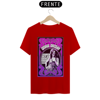 Nome do produto Camiseta Janis Joplin Show em Washita Kansas de 1969 - ANTES DE COMPRAR VEJA TABELA DE MEDIDAS ABAIXO DO BOTÃO COMPRAR, POIS TROCA POR ERRO DE TAMANHO É DE RESPONSABILIDADE SUA E GERA CUSTO PRA VOCÊ