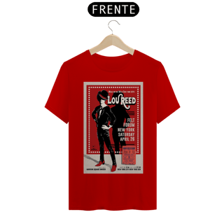 Nome do produto Camiseta Lou Reed de 1975 show em Nova Iorque com ingresso original- NOSSAS CAMISETAS SÃO MAIS AJUSTADAS AO CORPO - ANTES DE FINALIZAR, VEJA TABELA DE MEDIDAS ABAIXO DO BOTÃO COMPRAR OU COMPRE UM TAMANHO MAIOR.