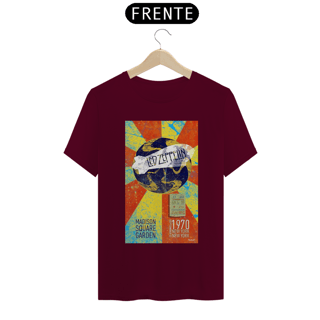 Nome do produto Camiseta Épica Led Zeppelin no Madison Square Garden em 1970 - ANTES DE COMPRAR VEJA TABELA DE MEDIDAS ABAIXO DO BOTÃO COMPRAR, POIS TROCA POR ERRO DE TAMANHO É DE RESPONSABILIDADE SUA E GERA CUSTO PRA VOCÊ