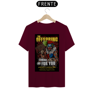 Nome do produto Camiseta Offspring show na Suiça em 2018 - ANTES DE COMPRAR VEJA TABELA DE MEDIDAS ABAIXO DO BOTÃO COMPRAR, POIS TROCA POR ERRO DE TAMANHO É DE RESPONSABILIDADE SUA E GERA CUSTO PRA VOCÊ