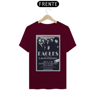Nome do produto Camiseta Eagles Show de 1975 em Cincinnati com ingresso original - ANTES DE COMPRAR VEJA TABELA DE MEDIDAS ABAIXO DO BOTÃO COMPRAR, POIS TROCA POR ERRO DE TAMANHO É DE RESPONSABILIDADE SUA E GERA CUSTO PRA VOCÊ