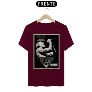 Nome do produto Camiseta Linkin Park Show de2017 pela vida em homenagem ao Chester com seu ingresso original - ANTES DE COMPRAR VEJA TABELA DE MEDIDAS ABAIXO DO BOTÃO COMPRAR, POIS TROCA POR ERRO DE TAMANHO É DE RESPONSABILIDADE SUA E GERA CUSTO PRA VOCÊ