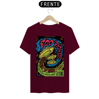 Nome do produto Camiseta primeiro show do primeiro album do Foo Fighters de 1995 - ANTES DE COMPRAR VEJA TABELA DE MEDIDAS ABAIXO DO BOTÃO COMPRAR, POIS TROCA POR ERRO DE TAMANHO É DE RESPONSABILIDADE SUA E GERA CUSTO PRA VOCÊ