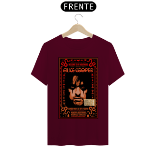 Nome do produto Camiseta Alice Cooper show de 1975 em Nashville com o ingresso original - ANTES DE COMPRAR VEJA TABELA DE MEDIDAS ABAIXO DO BOTÃO COMPRAR, POIS TROCA POR ERRO DE TAMANHO É DE RESPONSABILIDADE SUA E GERA CUSTO PRA VOCÊ