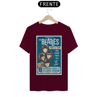 Nome do produto Camiseta The Beatles US Tour 1965 - Atlanta com o ingresso original - NOSSAS CAMISETAS SÃO MAIS AJUSTADAS AO CORPO - ANTES DE FINALIZAR, VEJA TABELA DE MEDIDAS ABAIXO DO BOTÃO COMPRAR OU COMPRE UM TAMANHO MAIOR.