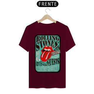 Nome do produto Camiseta do polêmico show dos Rolling Stones de 1969 no violento festival em Altamont com seu ingresso original - ANTES DE COMPRAR VEJA TABELA DE MEDIDAS ABAIXO DO BOTÃO COMPRAR, POIS TROCA POR ERRO DE TAMANHO É DE RESPONSABILIDADE SUA E GERA CUSTO P