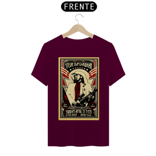 Nome do produto Camiseta Stevie Ray Vaughan de 1984 Show no Texas - ANTES DE COMPRAR VEJA TABELA DE MEDIDAS ABAIXO DO BOTÃO COMPRAR, POIS TROCA POR ERRO DE TAMANHO É DE RESPONSABILIDADE SUA E GERA CUSTO PRA VOCÊ