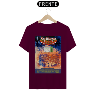 Nome do produto Camiseta Rick Wakeman Show em Londres 1974 com ingresso original - ANTES DE COMPRAR VEJA TABELA DE MEDIDAS ABAIXO DO BOTÃO COMPRAR, POIS TROCA POR ERRO DE TAMANHO É DE RESPONSABILIDADE SUA E GERA CUSTO PRA VOCÊ