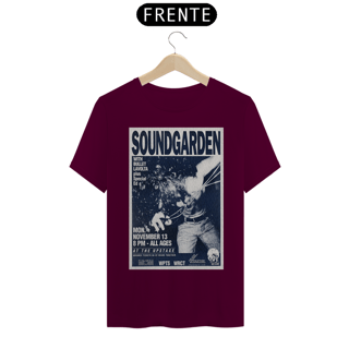 Nome do produto Camiseta Soundgarden show de1989 em Pittsburgh- ANTES DE COMPRAR VEJA TABELA DE MEDIDAS ABAIXO DO BOTÃO COMPRAR, POIS TROCA POR ERRO DE TAMANHO É DE RESPONSABILIDADE SUA E GERA CUSTO PRA VOCÊ