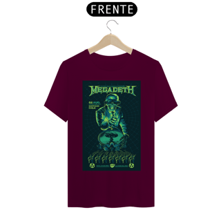 Nome do produto Camiseta Megadeth show de 2016 em Santiago- NOSSAS CAMISETAS SÃO MAIS AJUSTADAS AO CORPO - ANTES DE FINALIZAR, VEJA TABELA DE MEDIDAS ABAIXO DO BOTÃO COMPRAR OU COMPRE UM TAMANHO MAIOR.