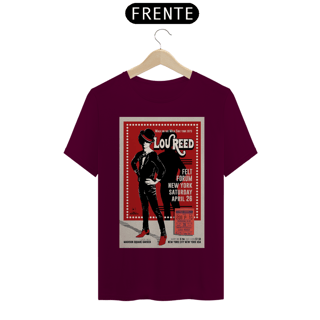 Nome do produto Camiseta Lou Reed de 1975 show em Nova Iorque com ingresso original- NOSSAS CAMISETAS SÃO MAIS AJUSTADAS AO CORPO - ANTES DE FINALIZAR, VEJA TABELA DE MEDIDAS ABAIXO DO BOTÃO COMPRAR OU COMPRE UM TAMANHO MAIOR.