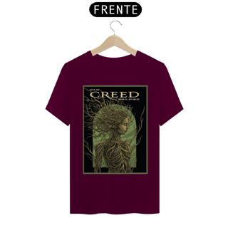 Nome do produto Camiseta Creed Tour de 2024 - NOSSAS CAMISETAS SÃO MAIS AJUSTADAS AO CORPO - ANTES DE FINALIZAR, VEJA TABELA DE MEDIDAS ABAIXO DO BOTÃO COMPRAR OU COMPRE UM TAMANHO MAIOR.